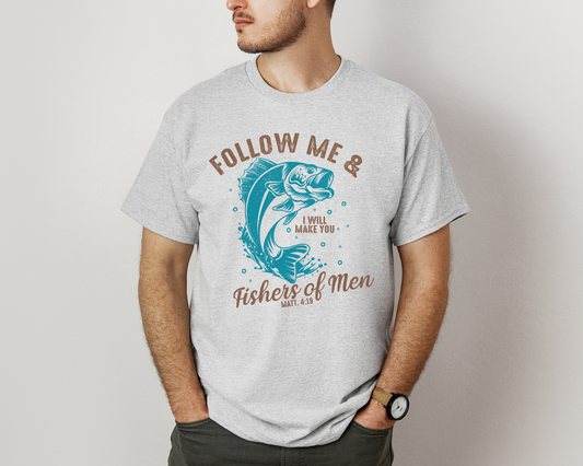 Follow Me Heavy Cotton Tee - Matthew 4:19