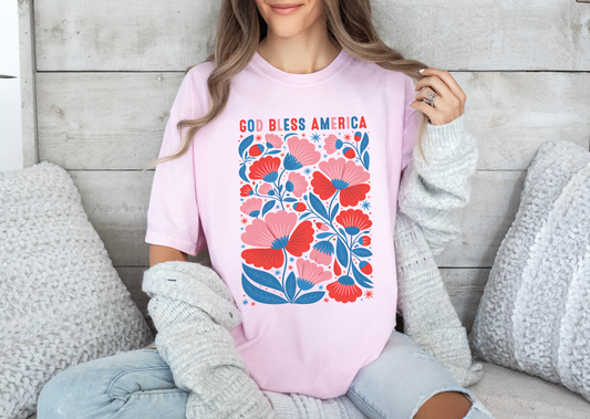 God Bless America Comfort Colors Shirt