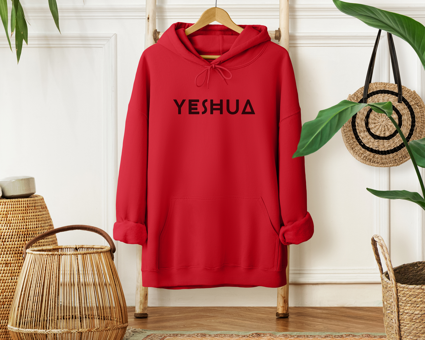 YESHUA Hoodie - Minimalist Christian Hoodie