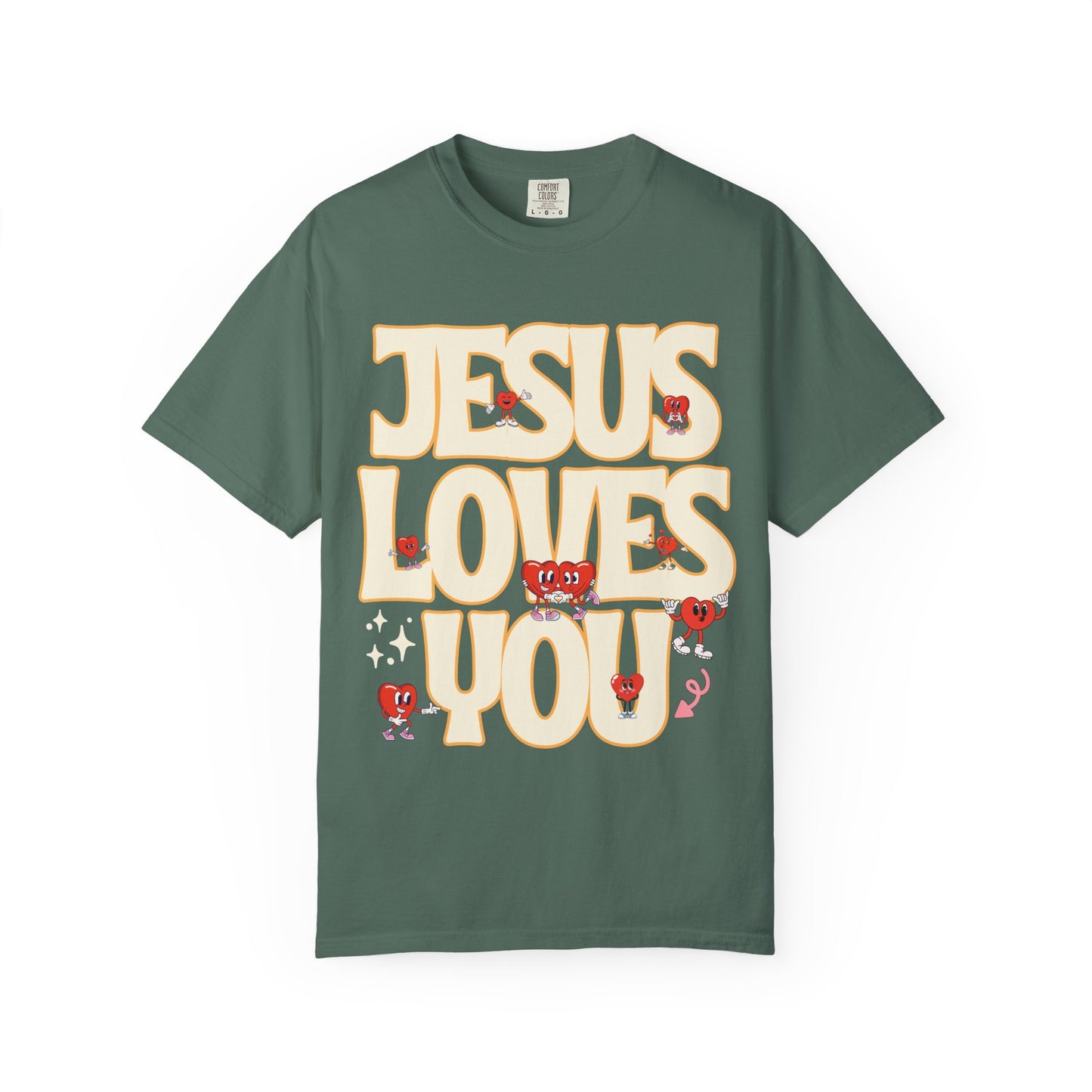Jesus Loves You Comfort Colors Shirt