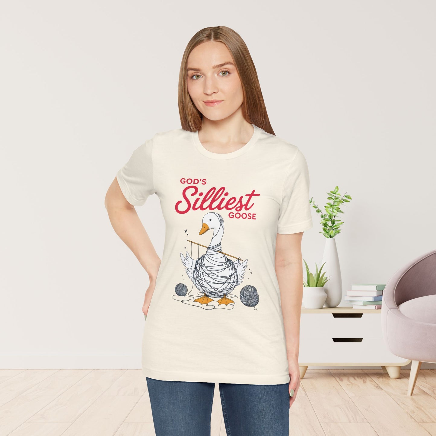 God's Silliest Goose Soft Cotton Tee - Christian Shirt