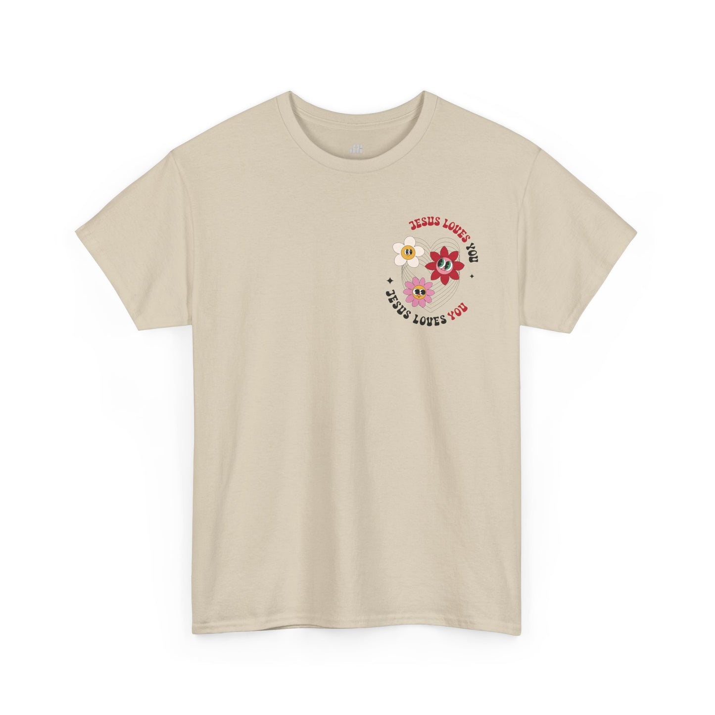 Jesus Loves You Heavy Cotton Tee