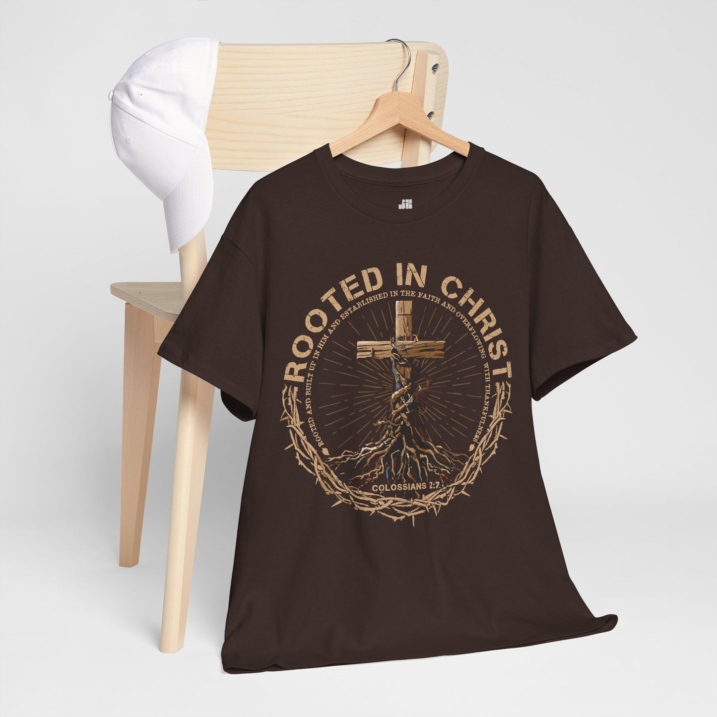 Rooted in Christ Heavy Cotton Tee