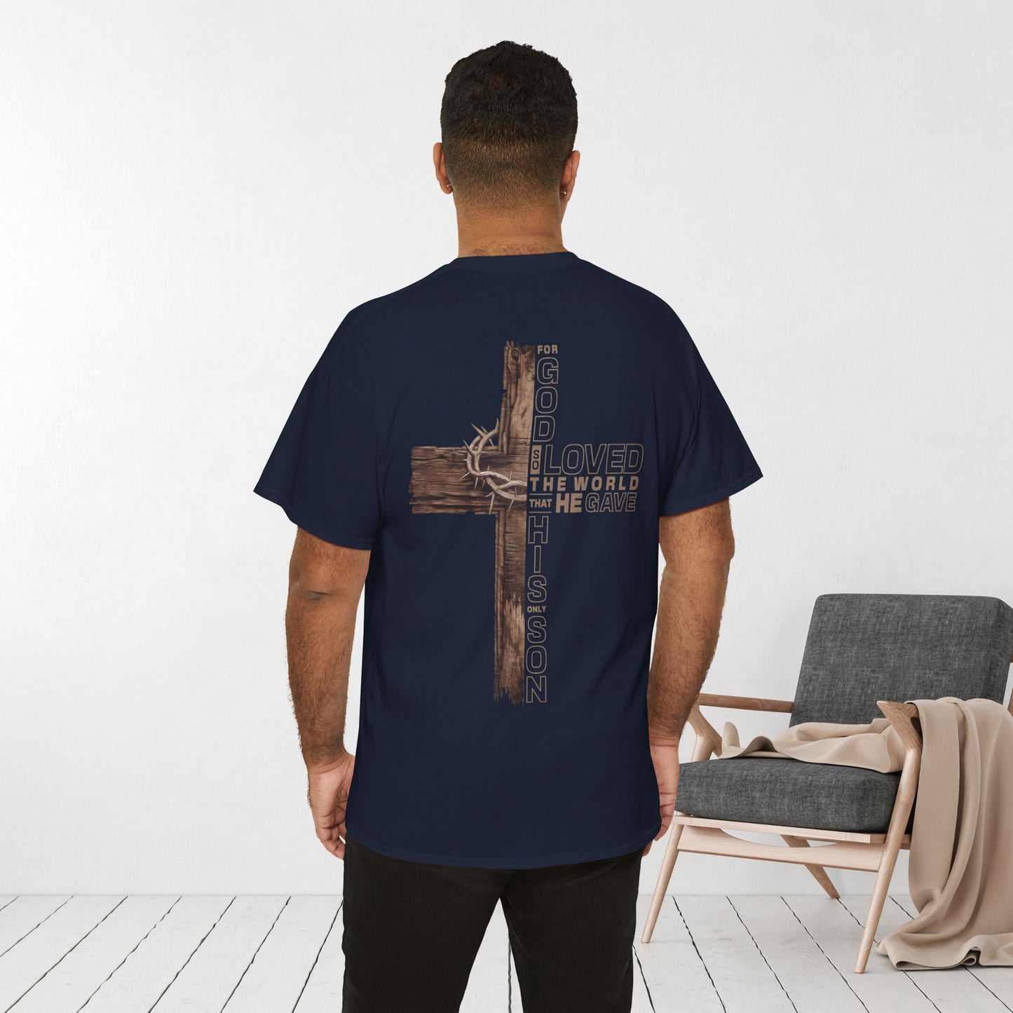 John 3:16 Heavy Cotton Tee