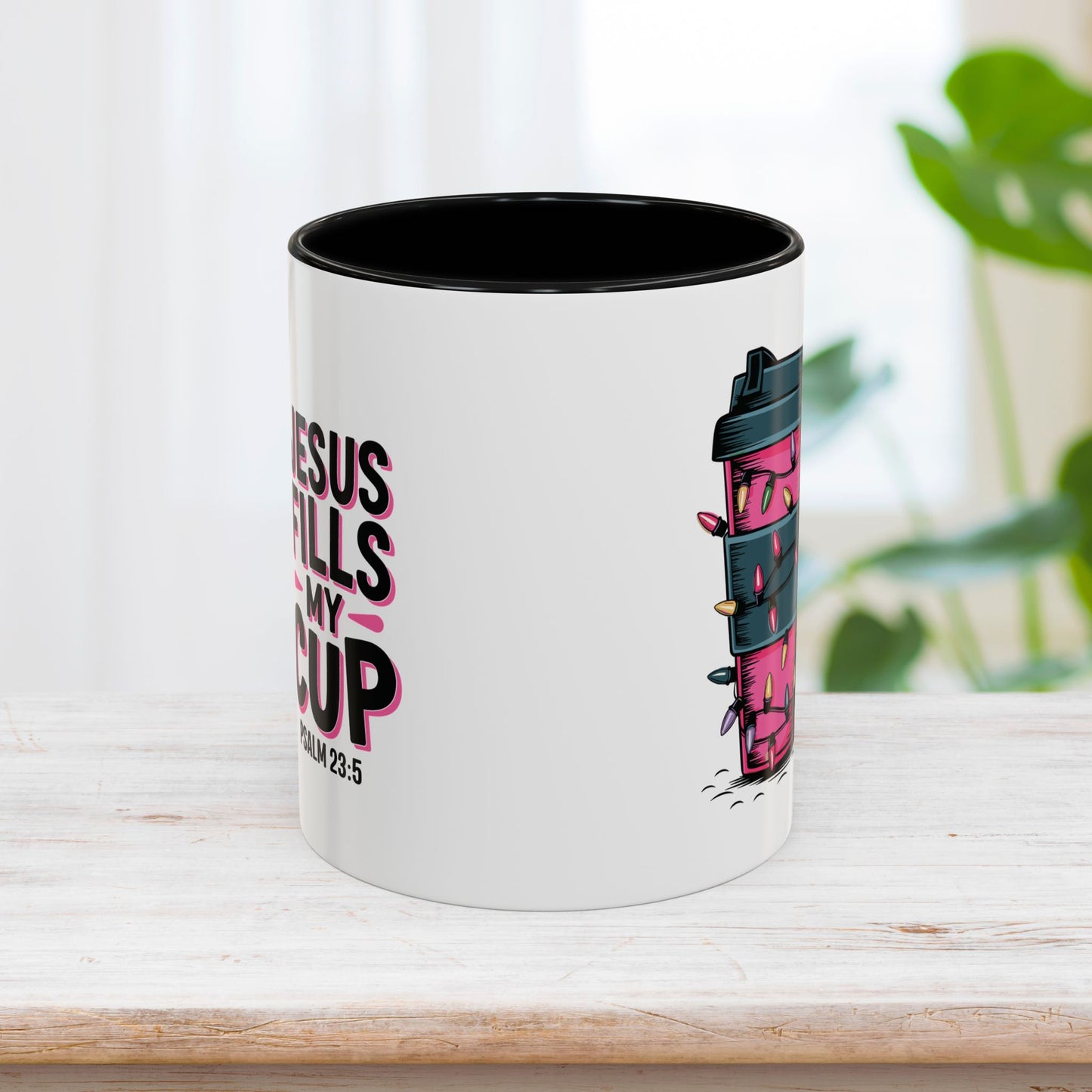 Jesus Fills My Cup Mug - Christian Coffee Mug