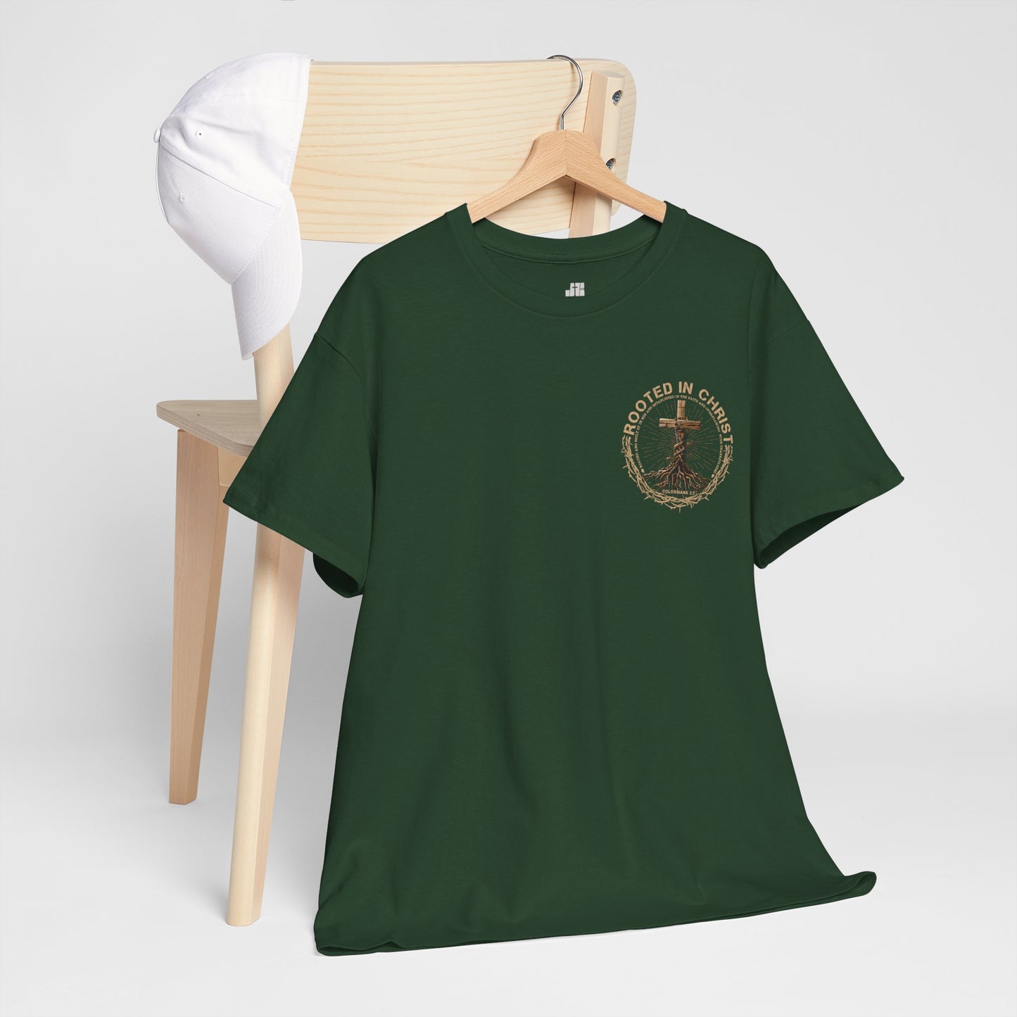 Rooted in Christ Heavy Cotton Tee