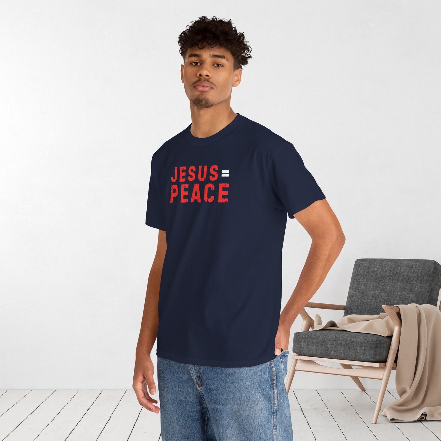 Jesus is Peace Heavy Cotton Tee