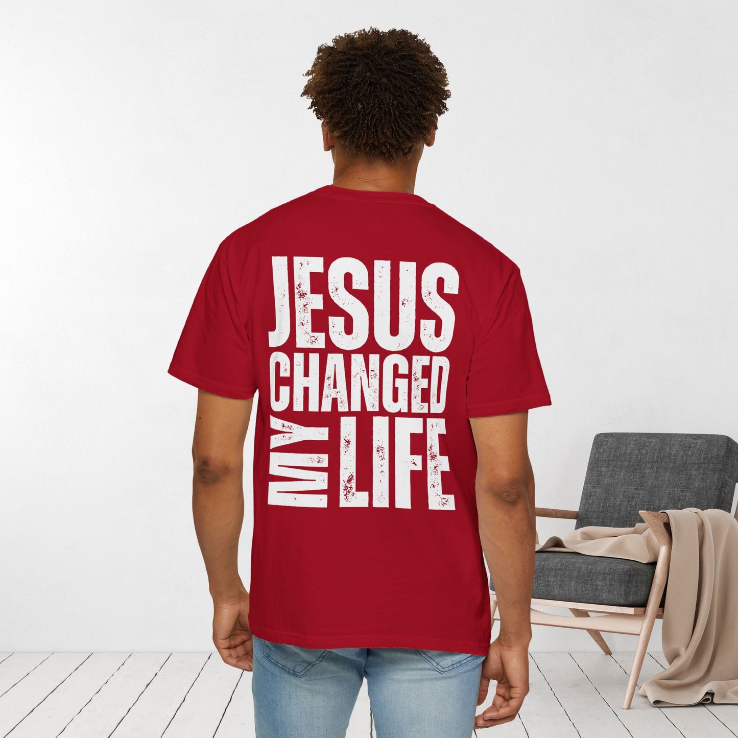 Comfort Colors Jesus Changed My Life Christian Shirt