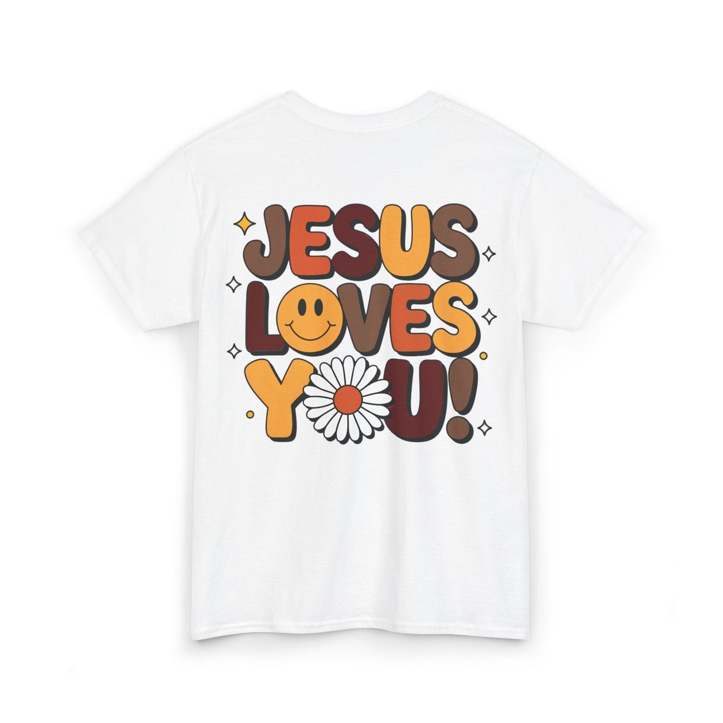 Jesus Loves You Heavy Cotton Tee