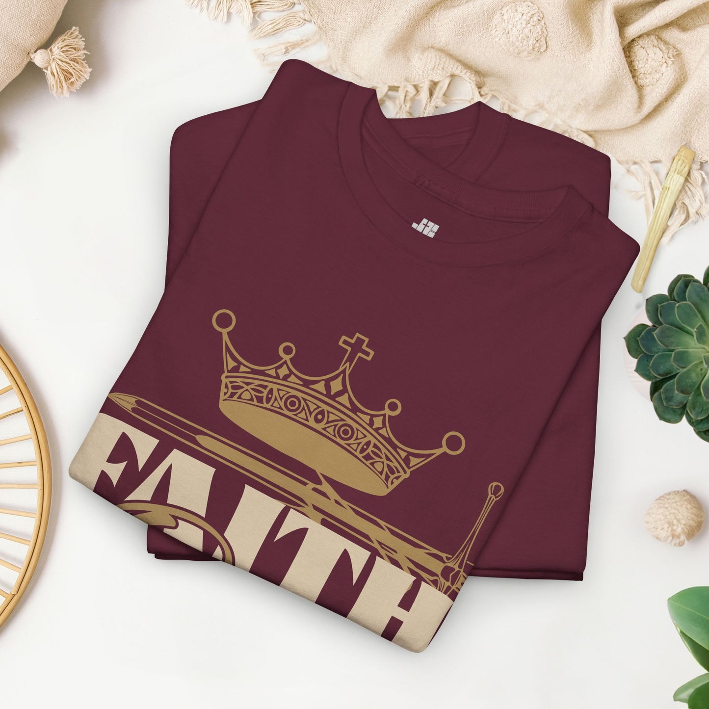 Faith Over Fear Heavy Cotton Tee
