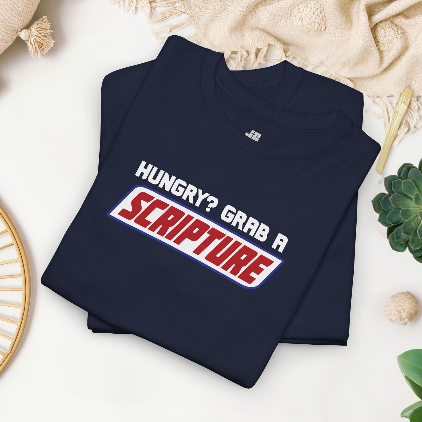 Hungry? Grab a Scripture Heavy Cotton Tee
