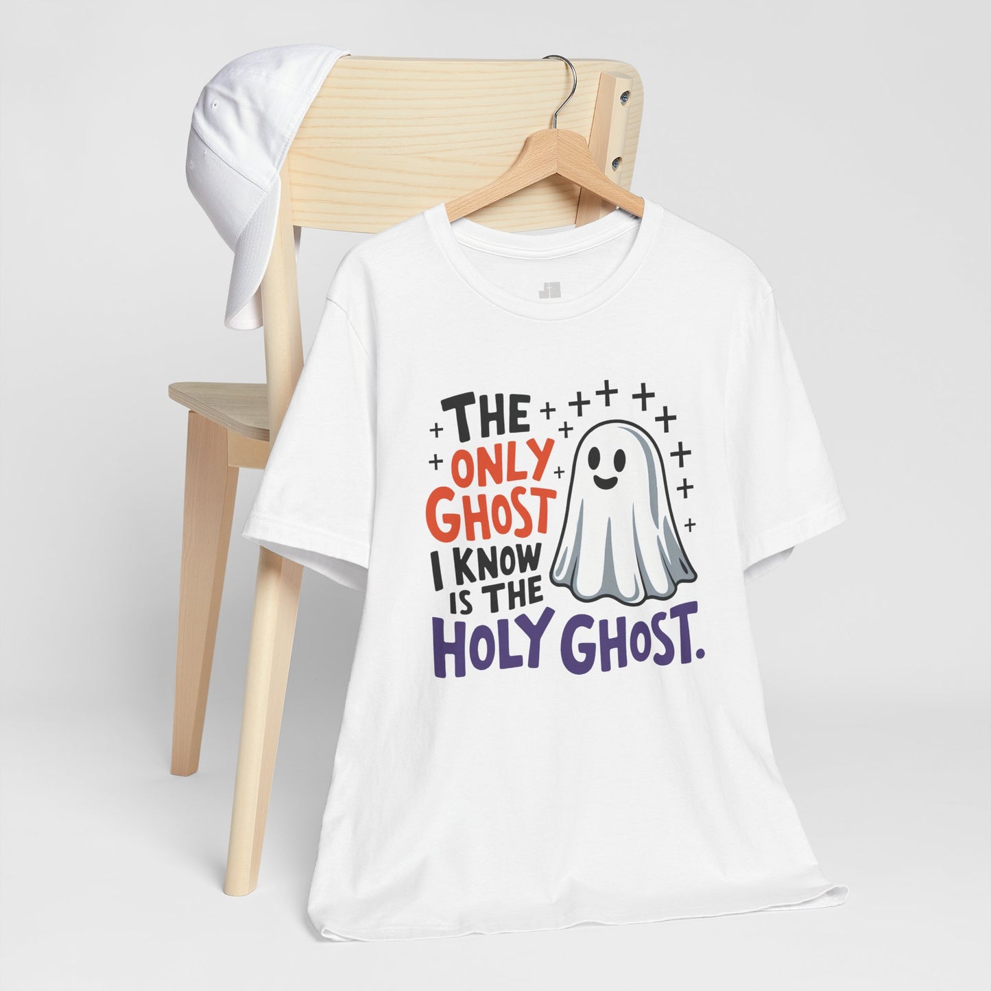 The Only Ghost I Know Is The Holy Ghost Soft Cotton Tee - Christian Shirt