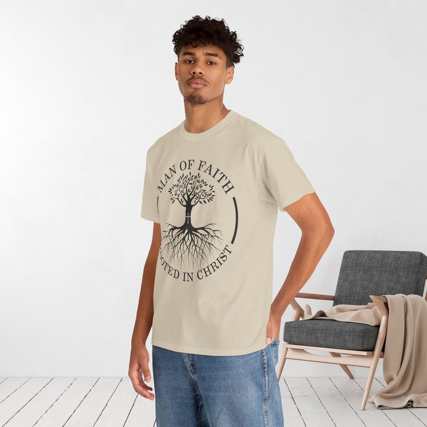 Man of Faith Heavy Cotton Tee