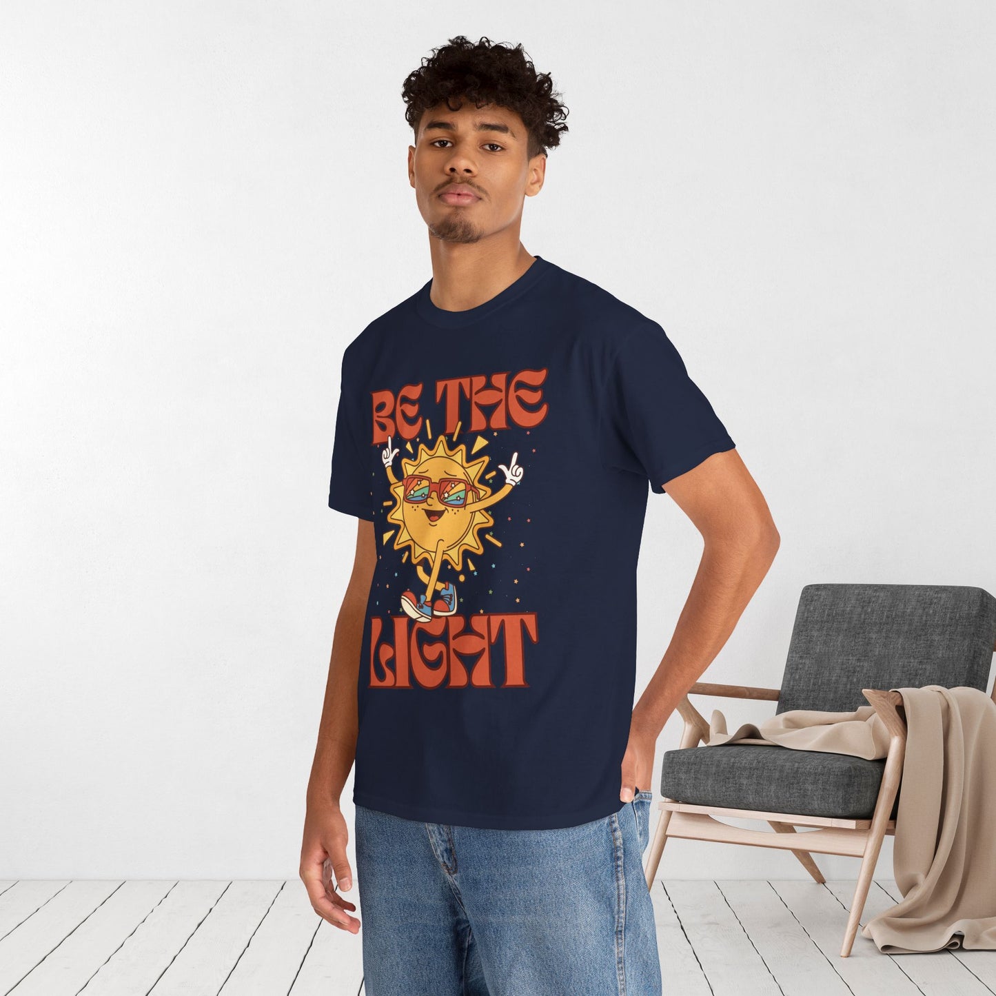 Be The Light Heavy Cotton Tee