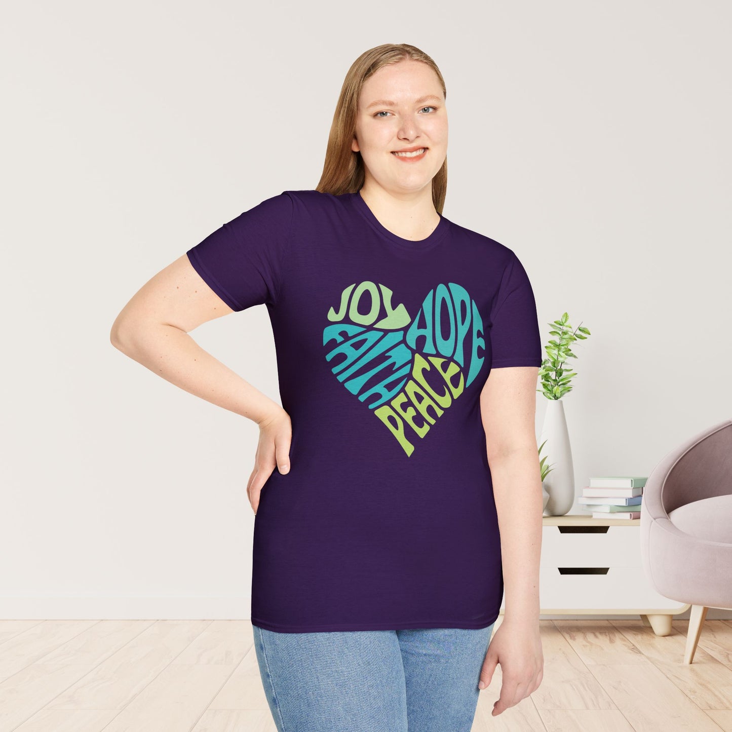 Joy Hope Faith Peace Softstyle T-shirt
