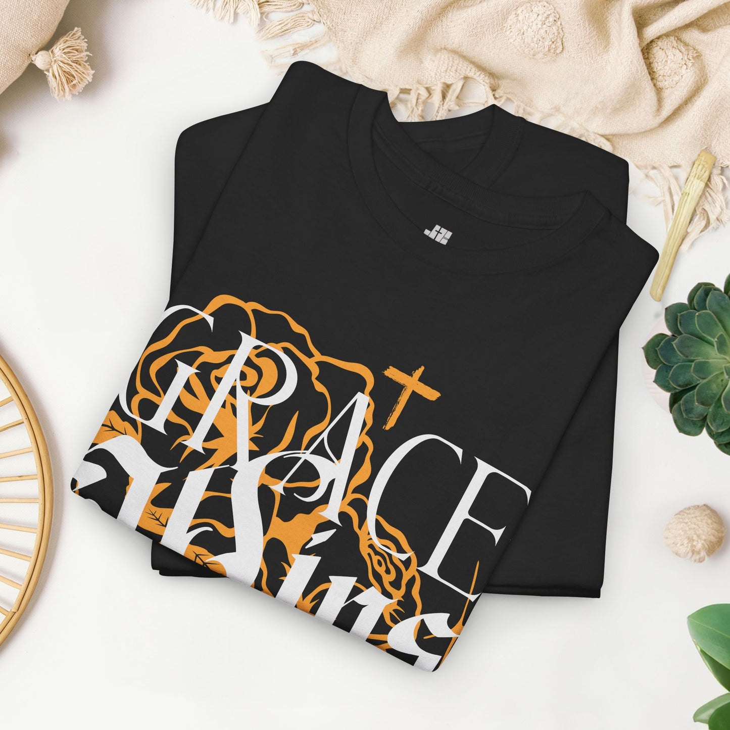 Grace Wins Every Time Heavy Cotton Tee