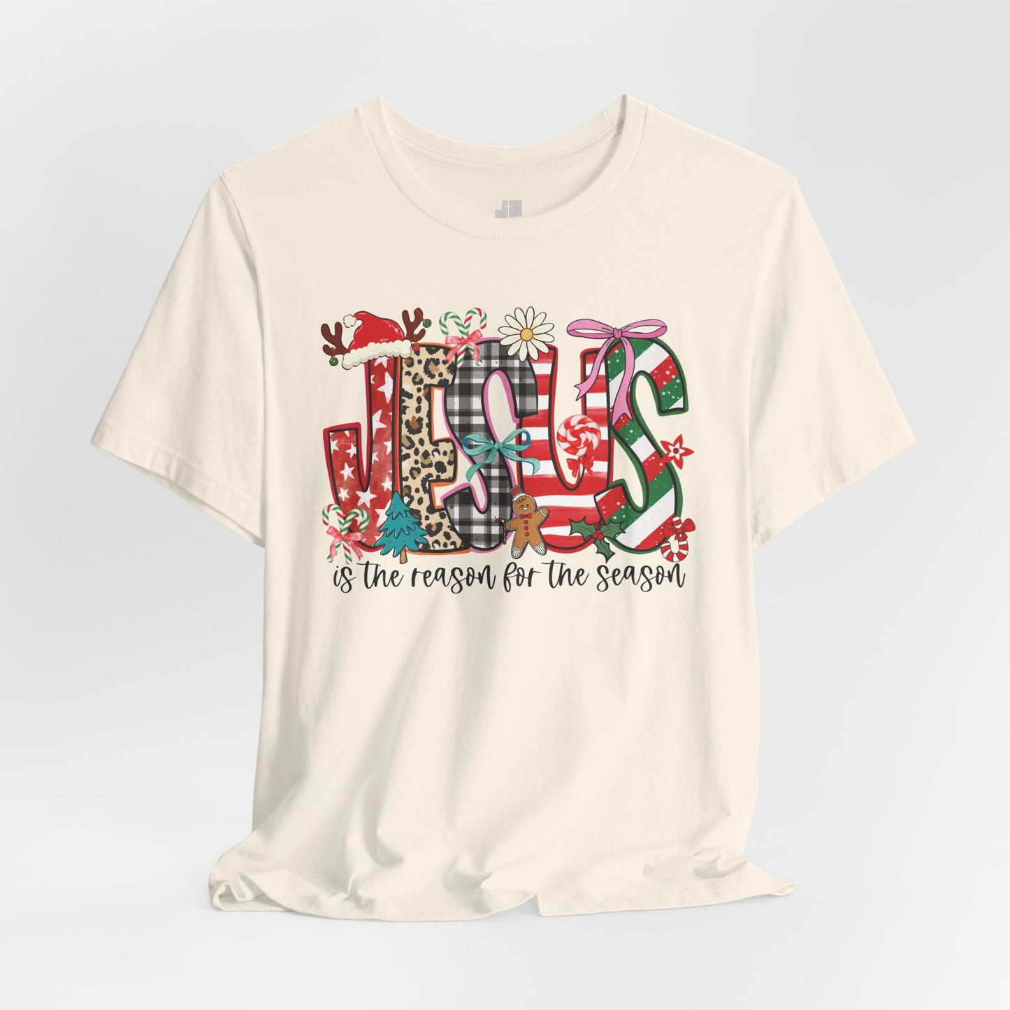 Jesus Is The Reason For The Season Soft Cotton Tee - Christian Christmas Shirt
