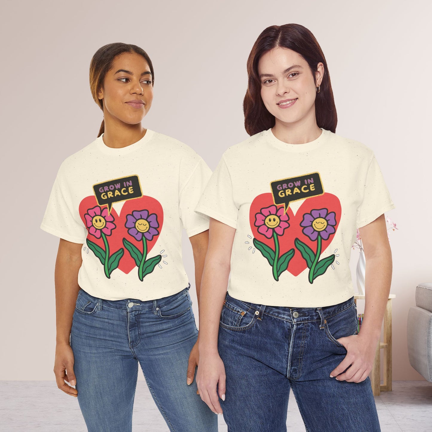 Grow In Grace Heavy Cotton Tee
