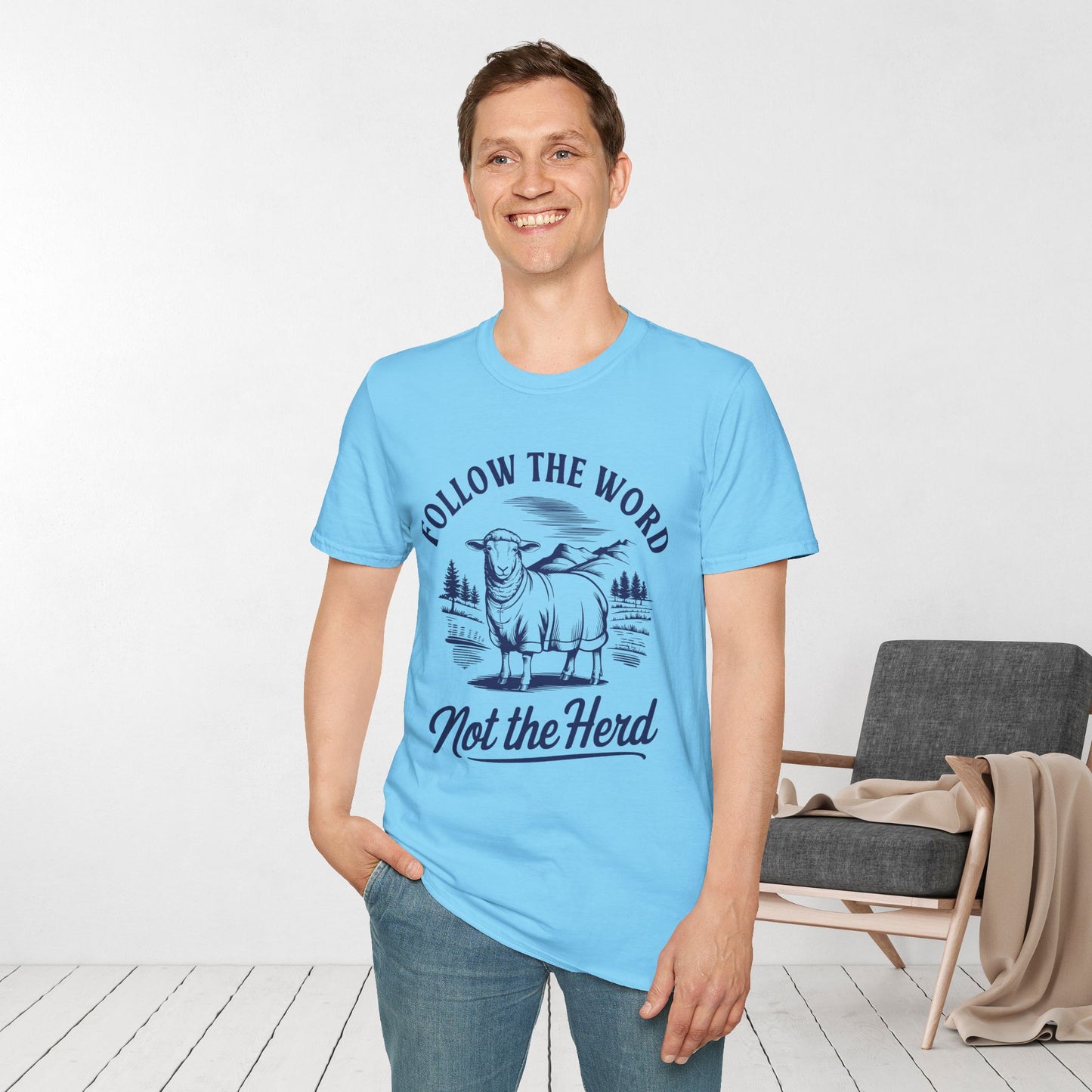 Follow the Word Not The Herd Softstyle T-shirt