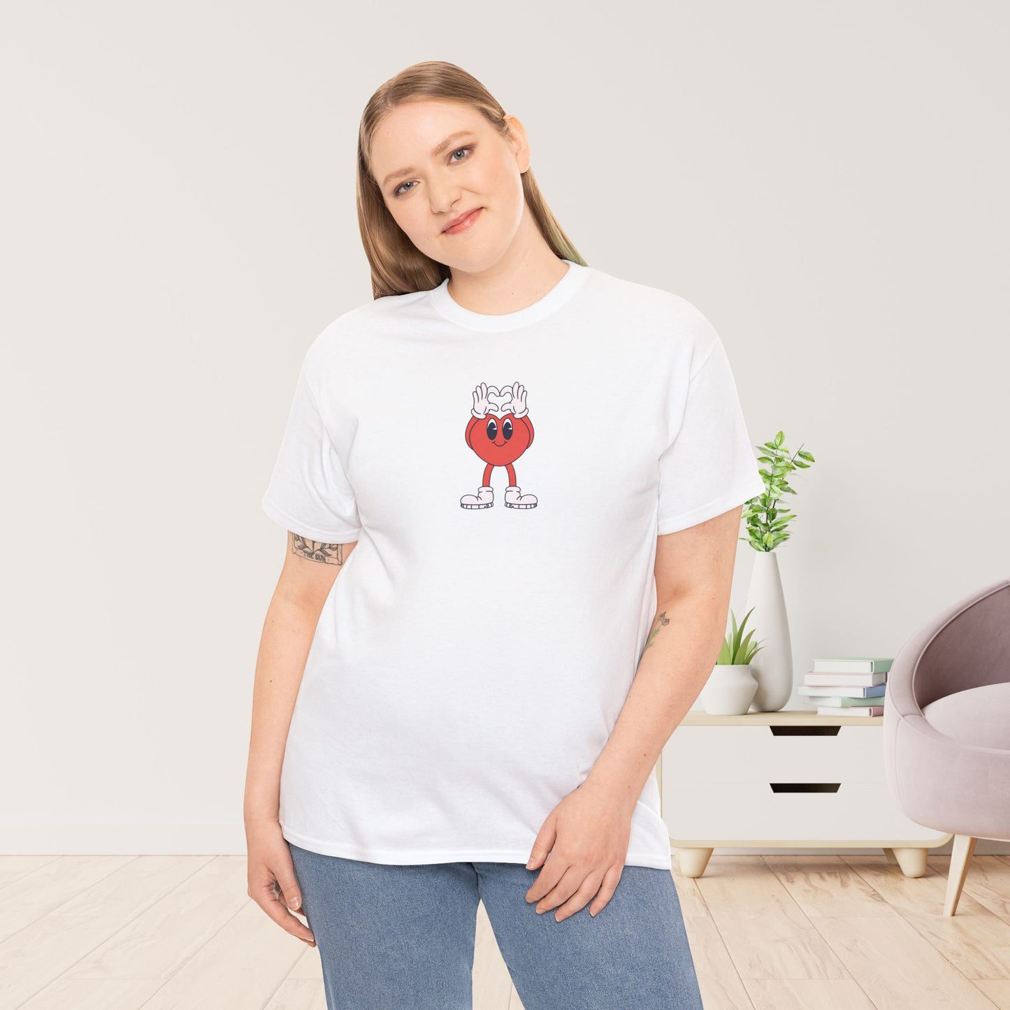 Jesus Loves You Heavy Cotton Tee