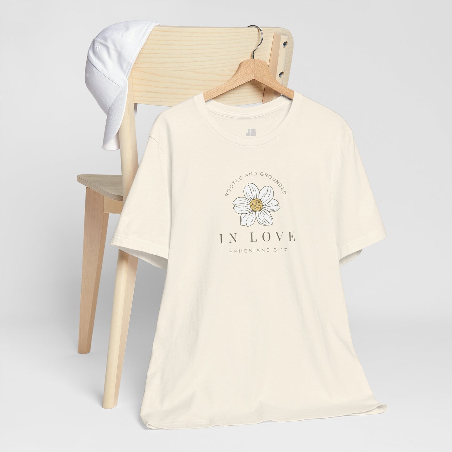 Rooted and Grounded in Love Soft Cotton Tee