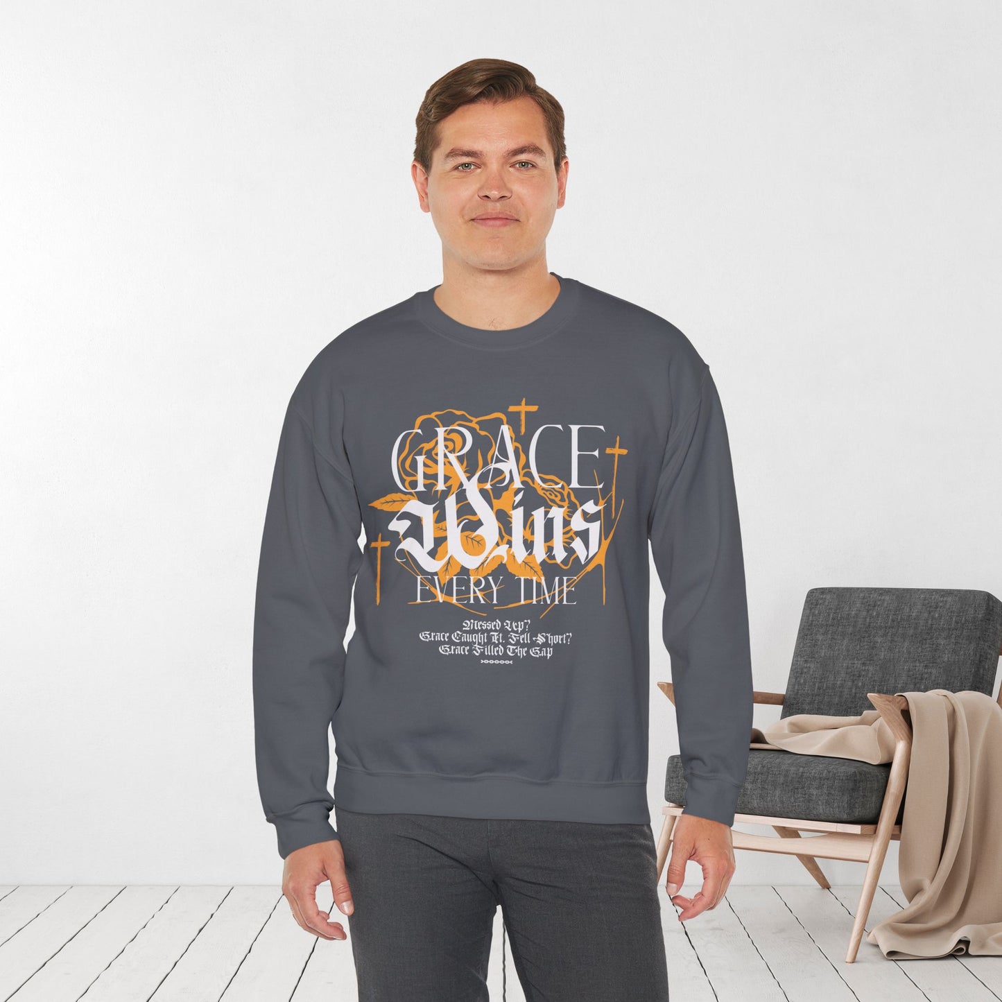 Grace Wins Every Time Sweatshirt