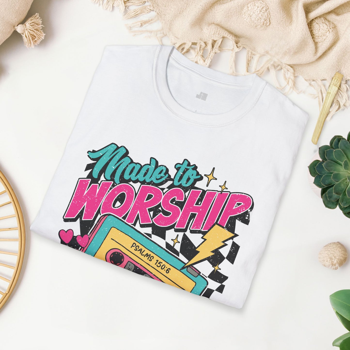 Retro Made to Worship Softstyle T-shirt