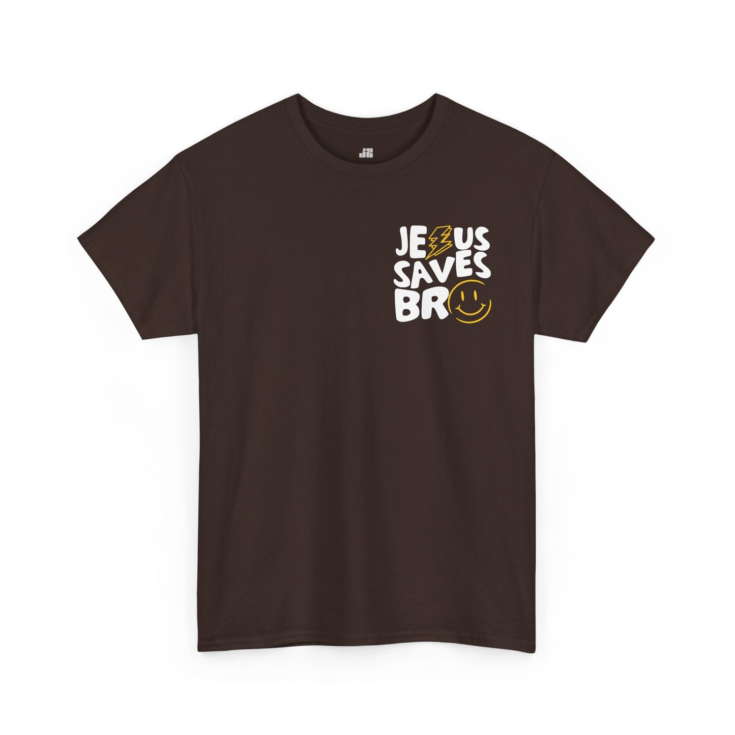 Jesus Saves Bro Heavy Cotton Tee
