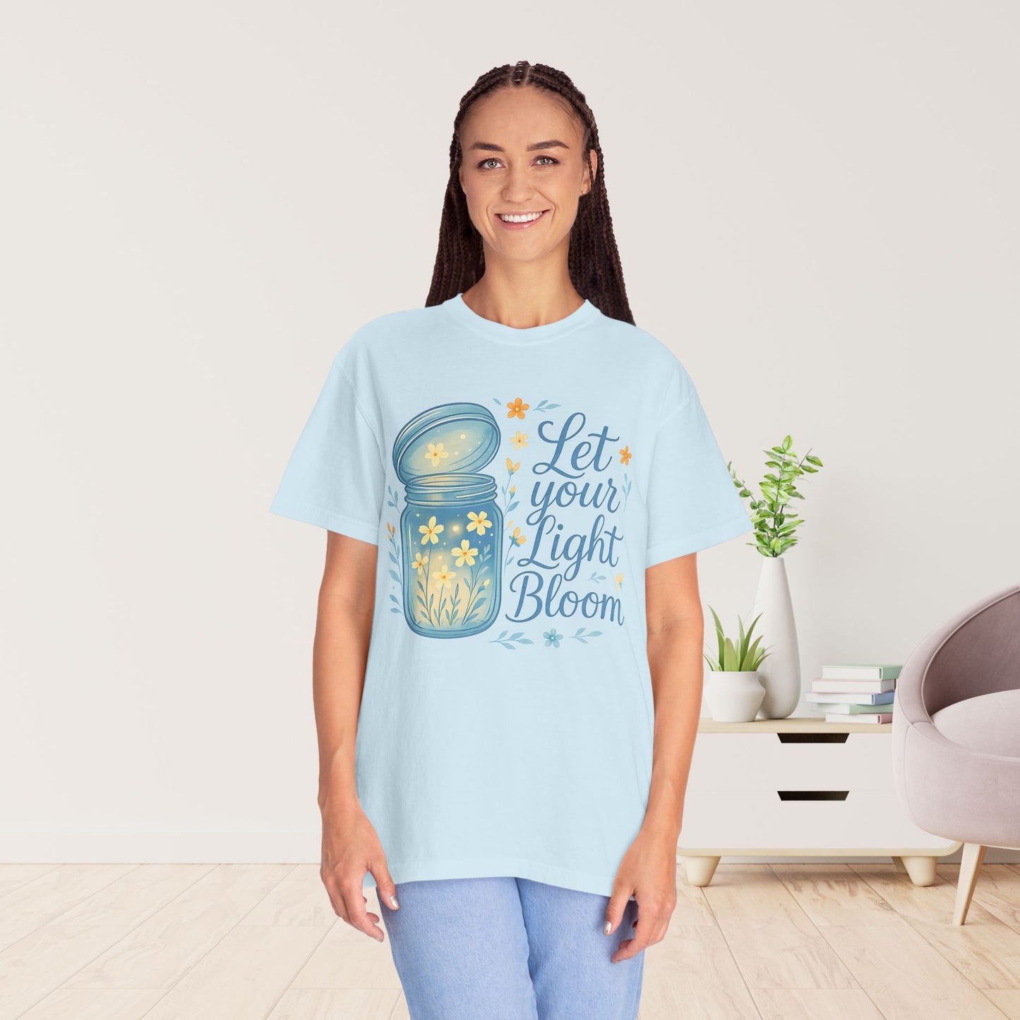 Let Your Light Bloom Comfort Colors Shirt