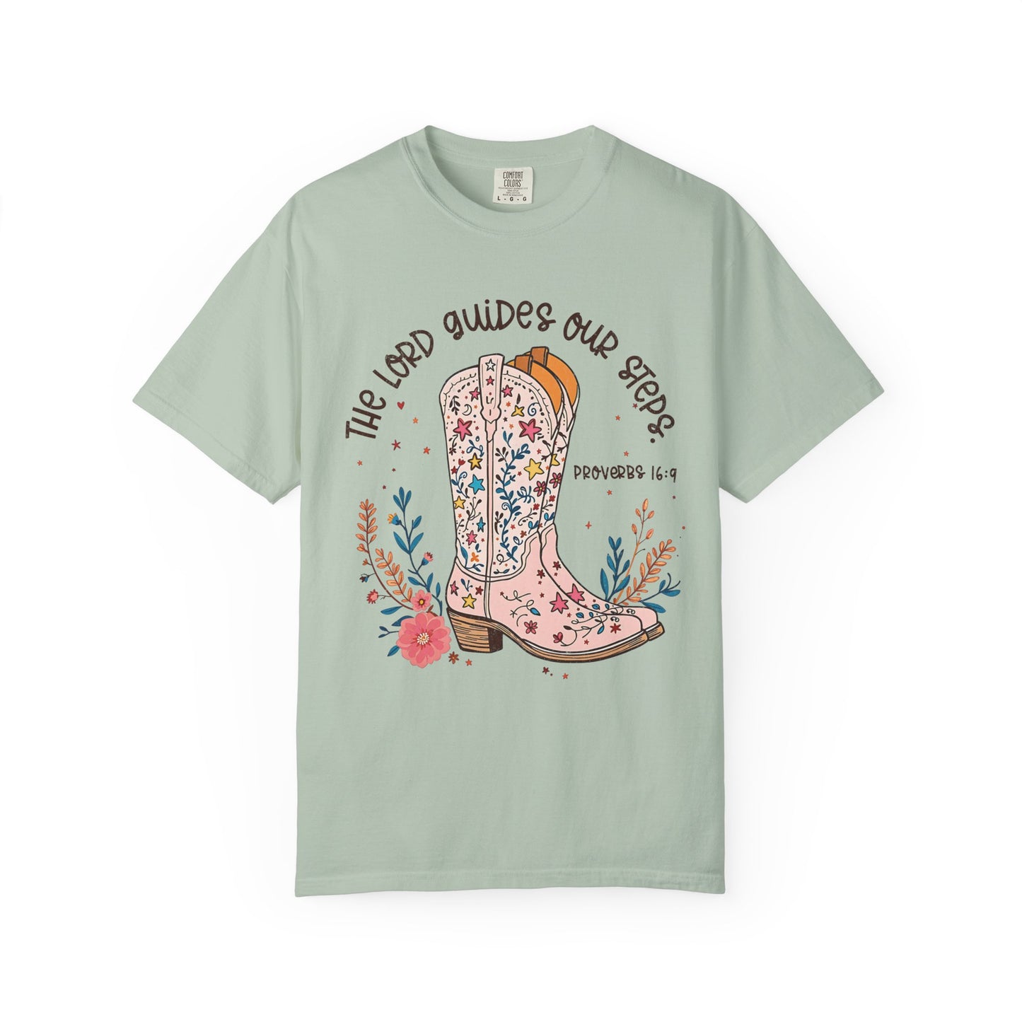 The Lord Guides Our Steps Comfort Colors Shirt