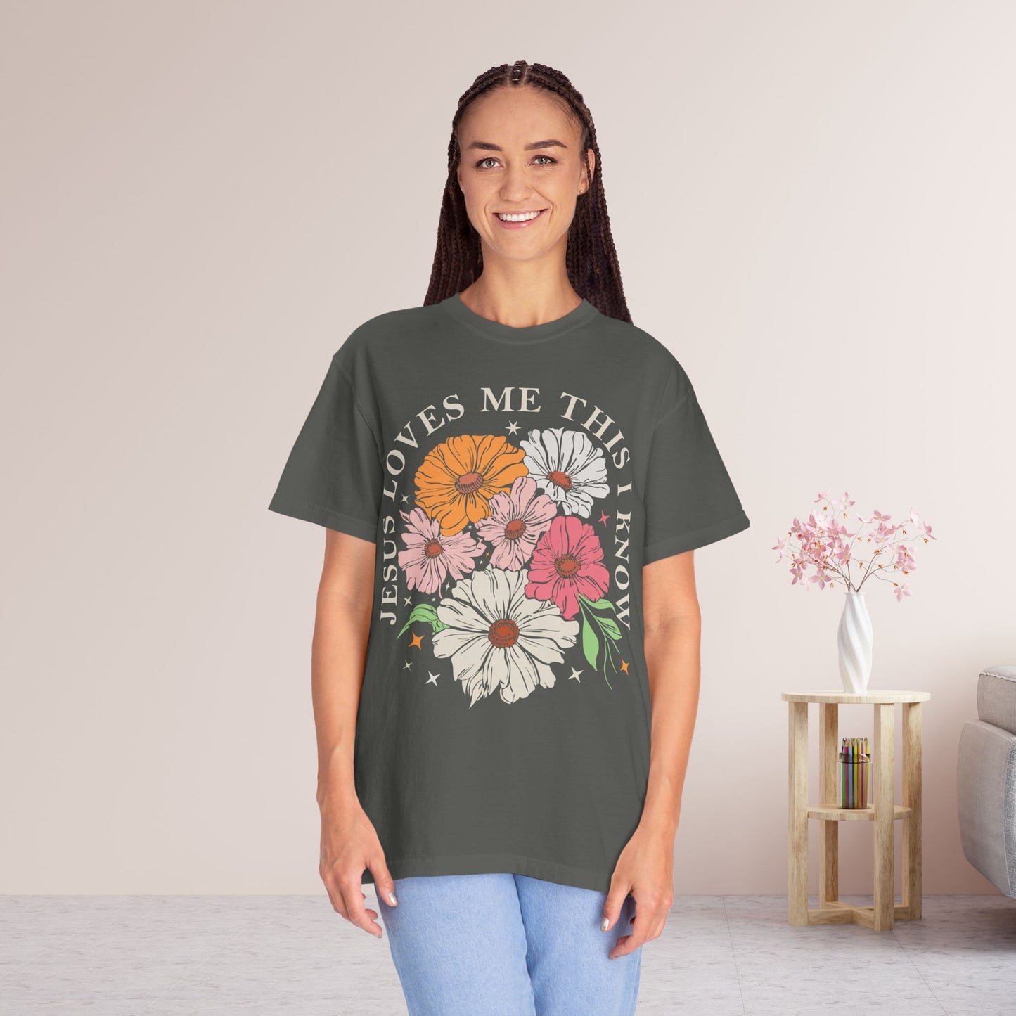 Jesus Loves Me This I Know Comfort Colors Shirt