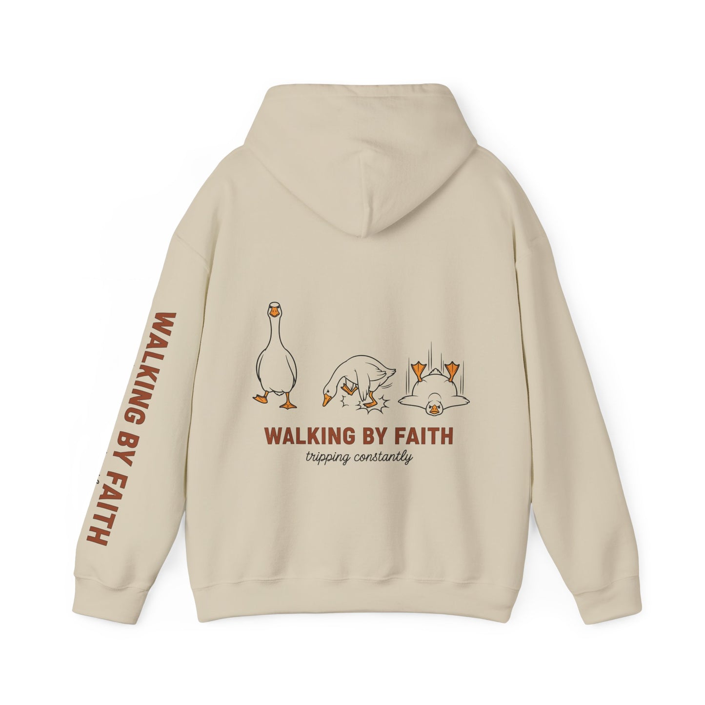 Walking By Faith Tripping Constantly Hoodie