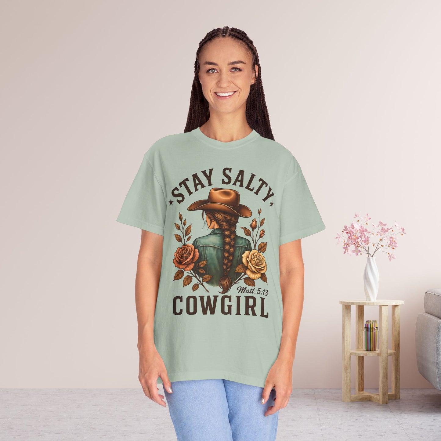 Stay Salty Cowgirl Comfort Colors Shirt