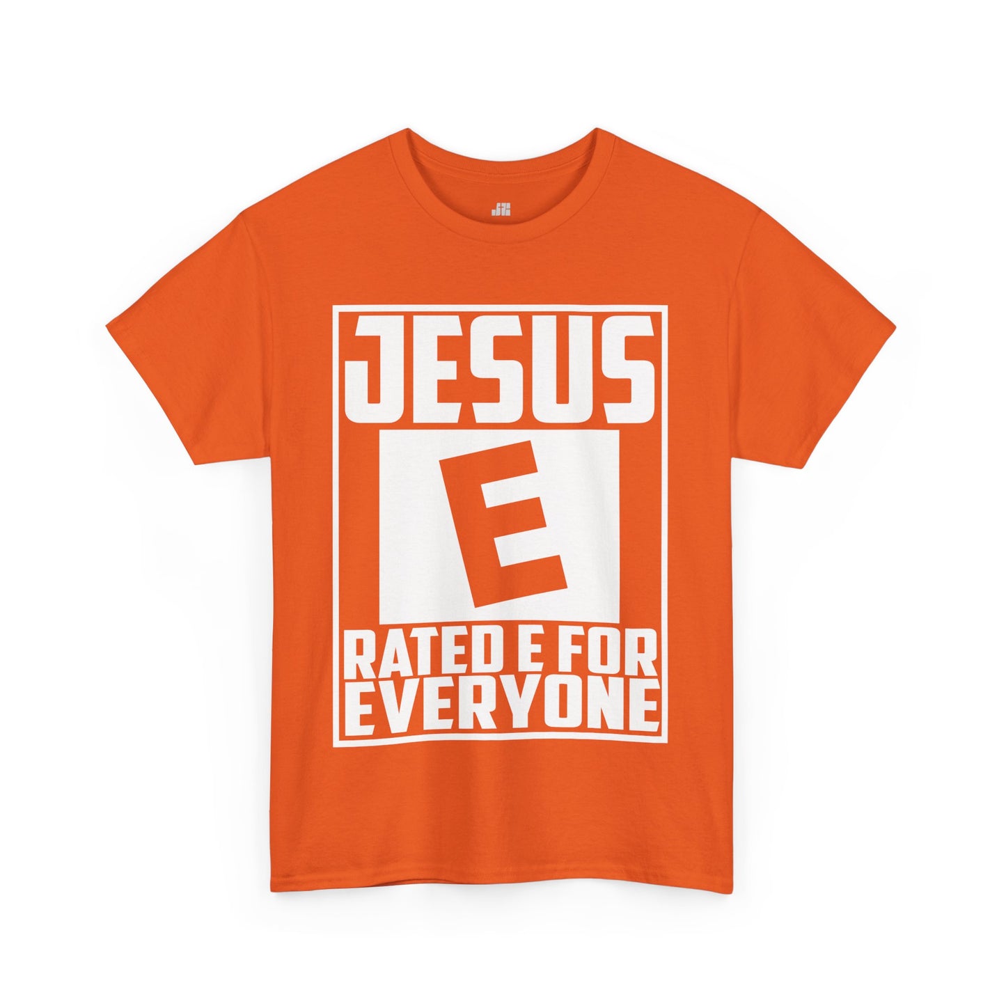Jesus Rated E for Everyone Heavy Cotton Tee