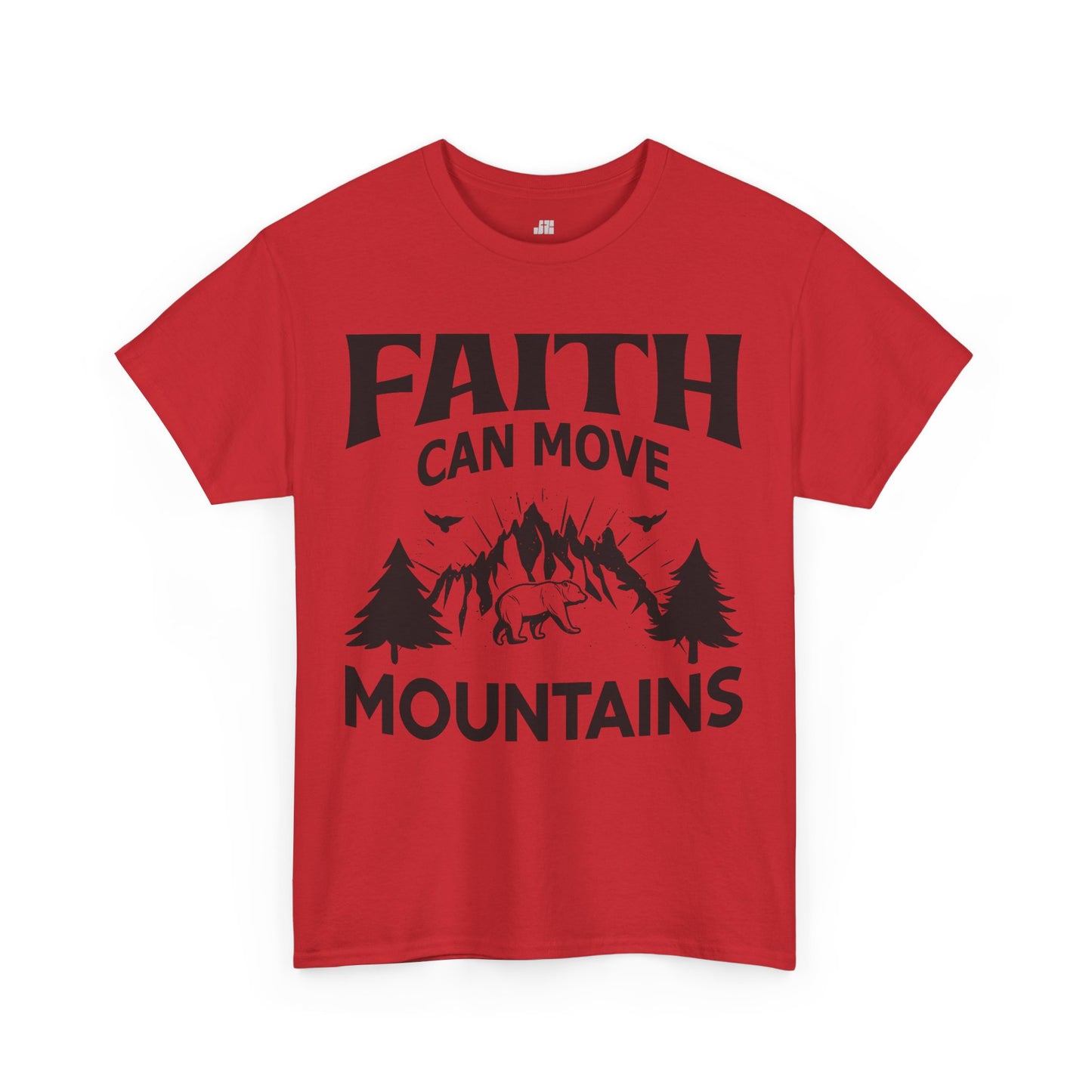 Faith Can Move Mountains Heavy Cotton Tee