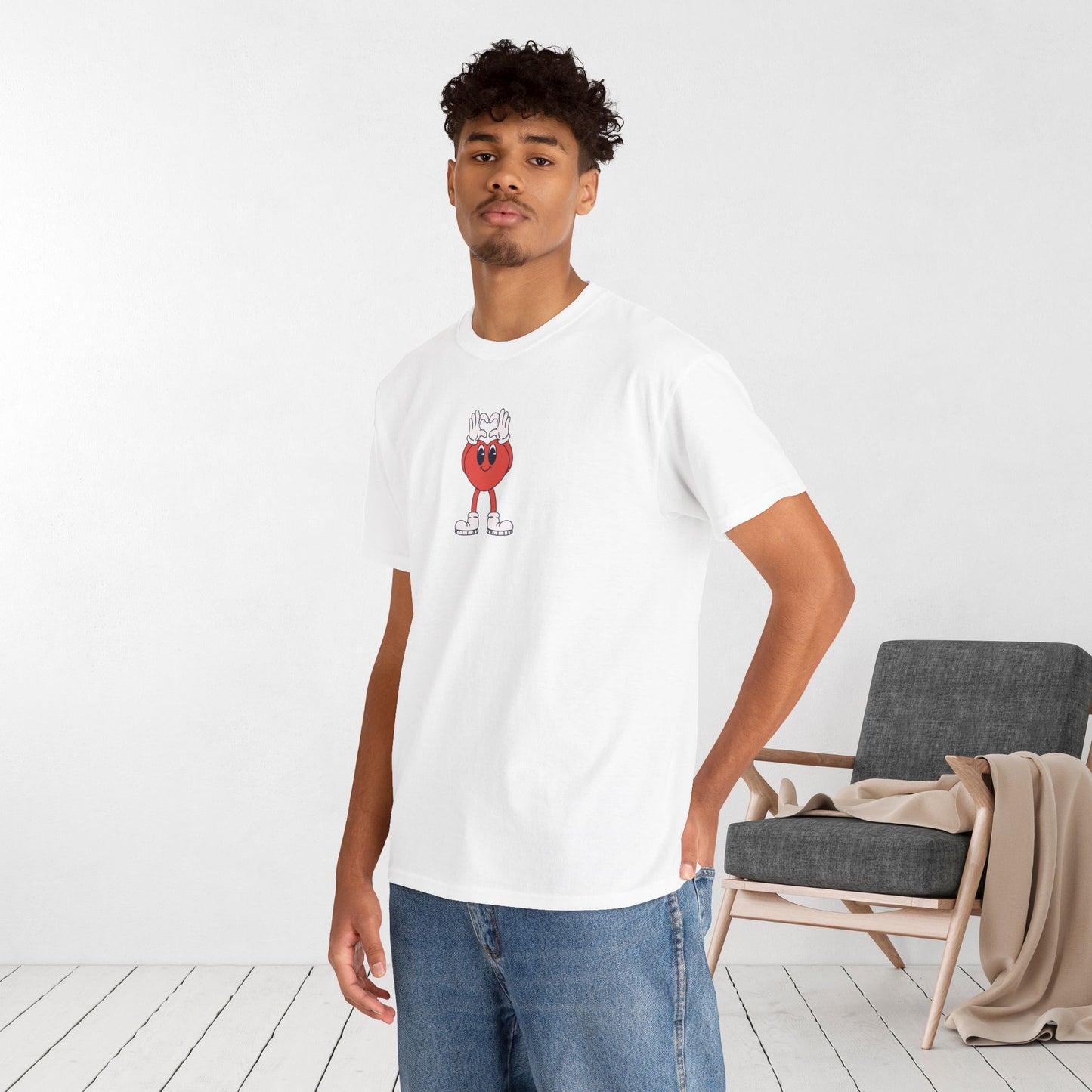 Jesus Loves You Heavy Cotton Tee