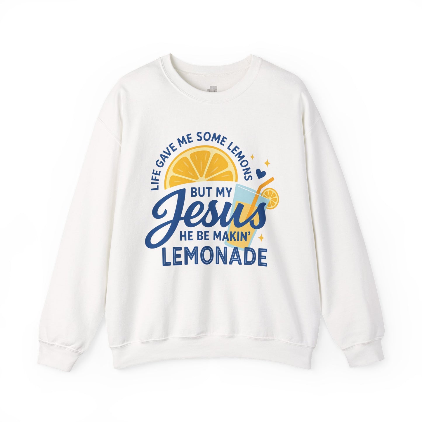 Life Gave Me Lemons But My Jesus Makes Lemonade Sweatshirt - Christian Pullover