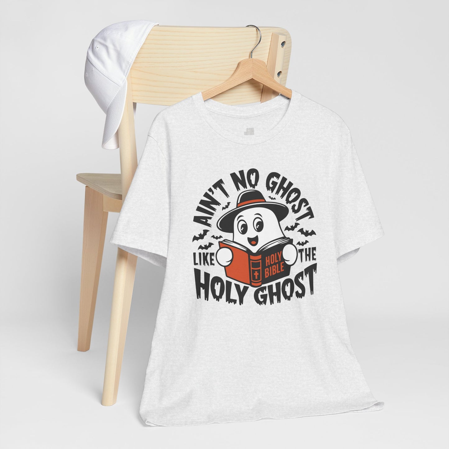 Ain't No Ghost Like The Holy Ghost Soft Cotton Tee - Christian Shirt