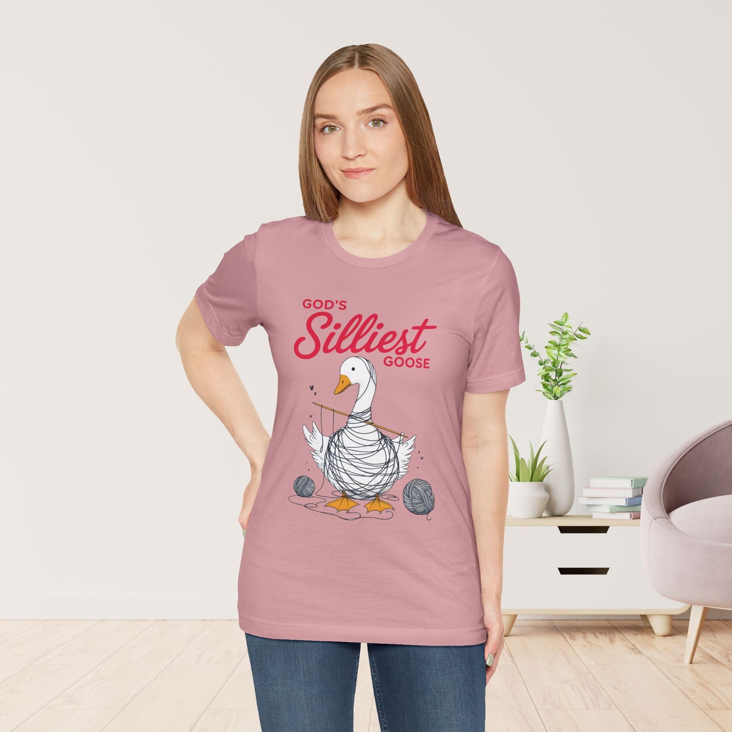 God's Silliest Goose Soft Cotton Tee - Christian Shirt