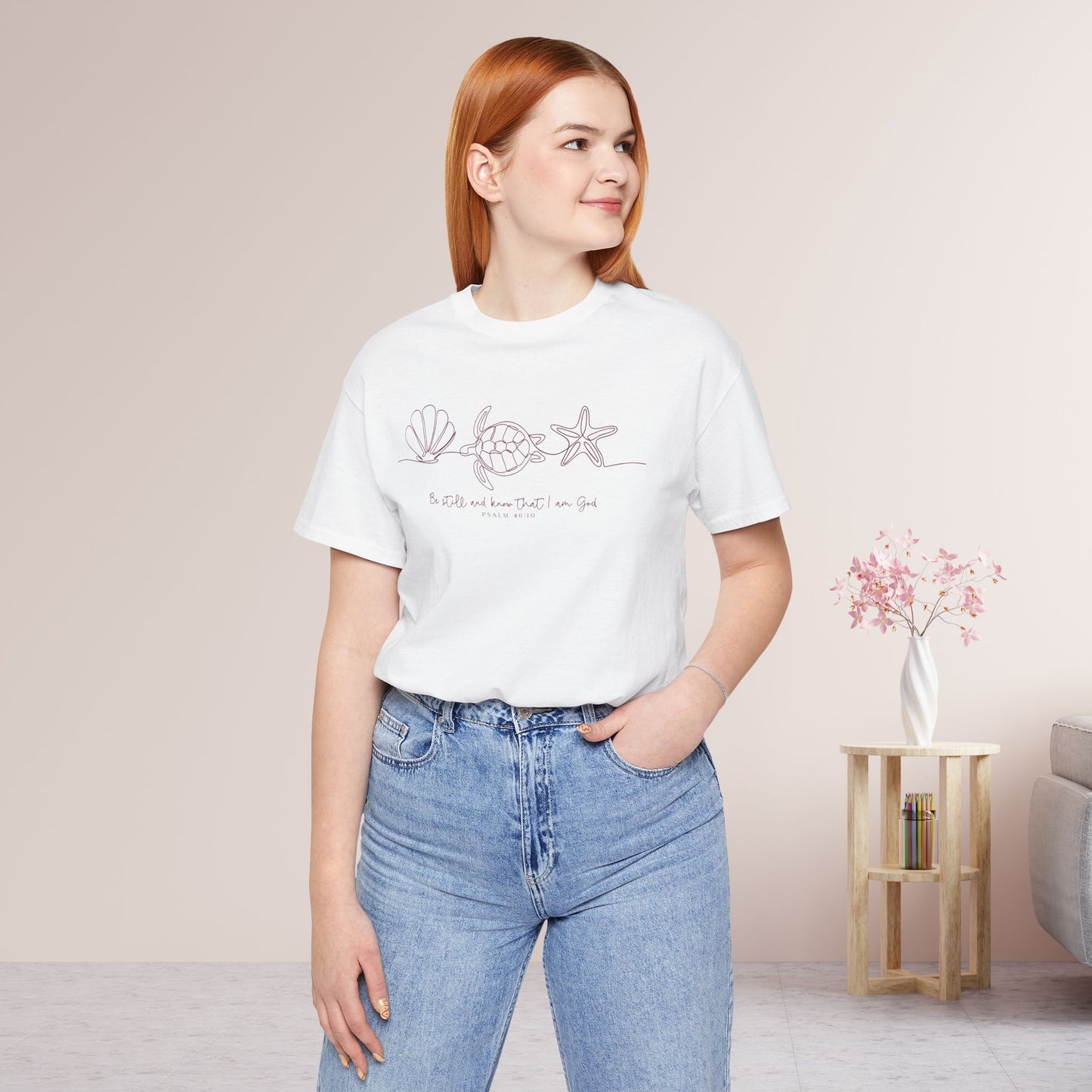 Be Still and Know That I Am God Soft Cotton Tee