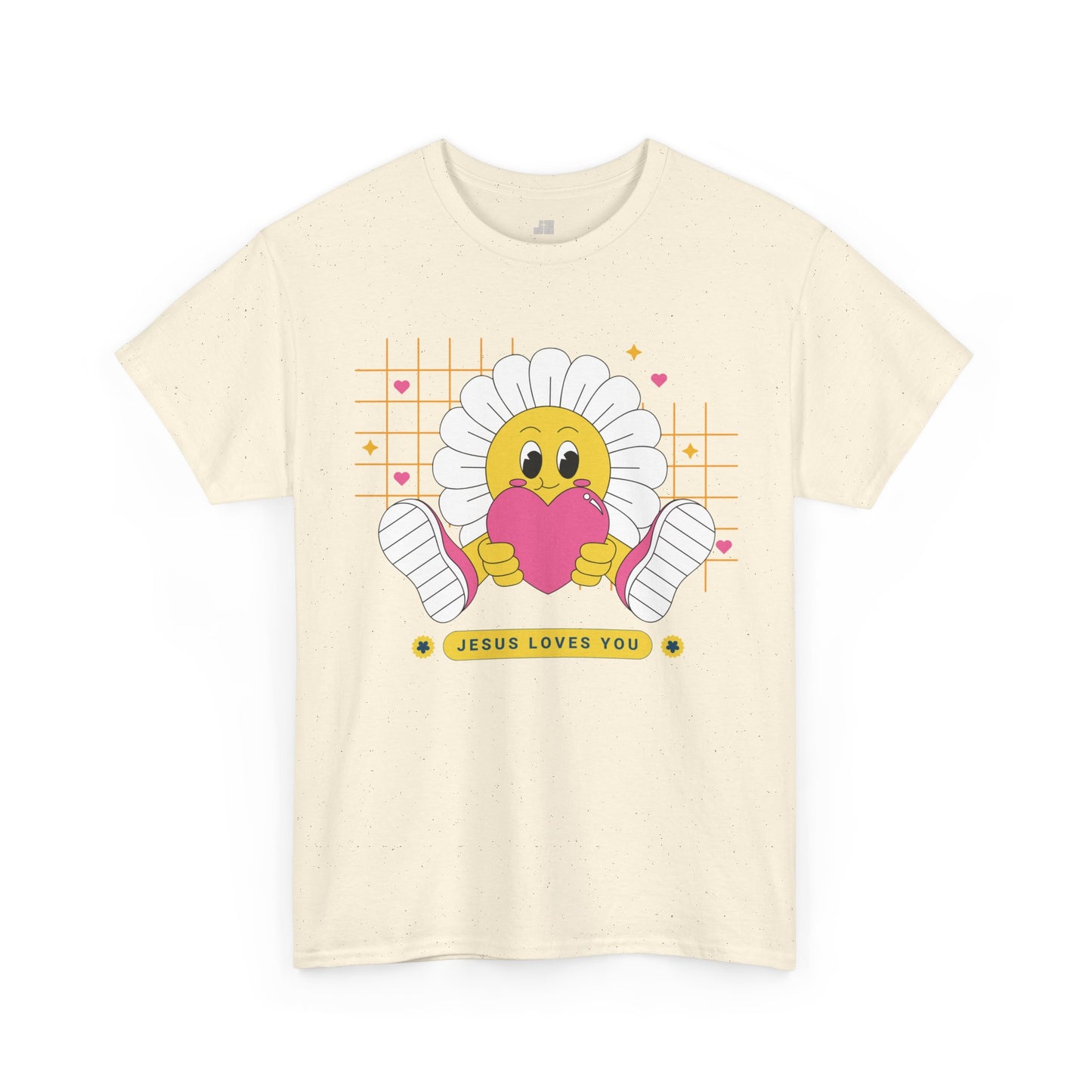 Jesus Loves You Heavy Cotton Tee