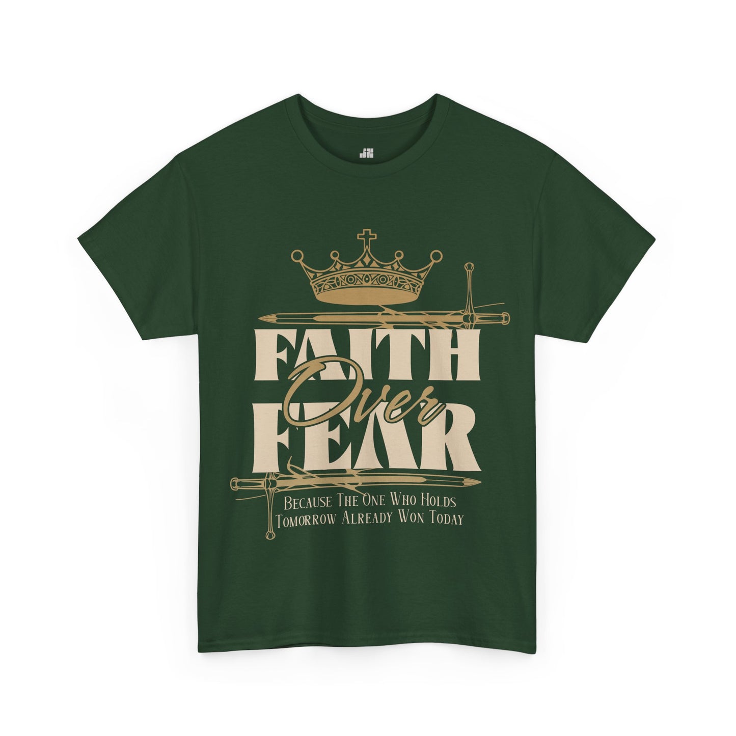 Faith Over Fear Heavy Cotton Tee