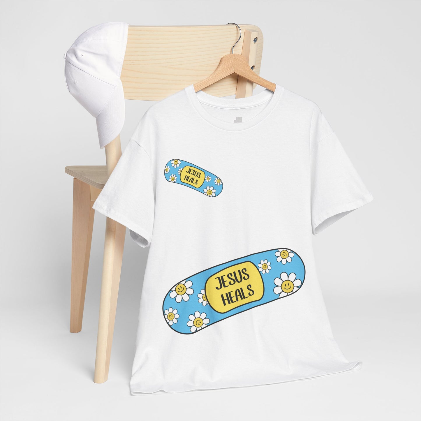Jesus Heals Heavy Cotton Tee