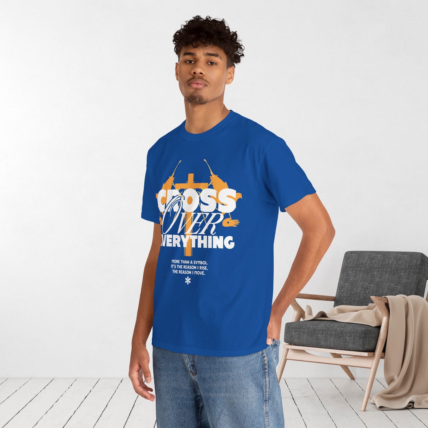 Cross Over Everything Heavy Cotton Tee