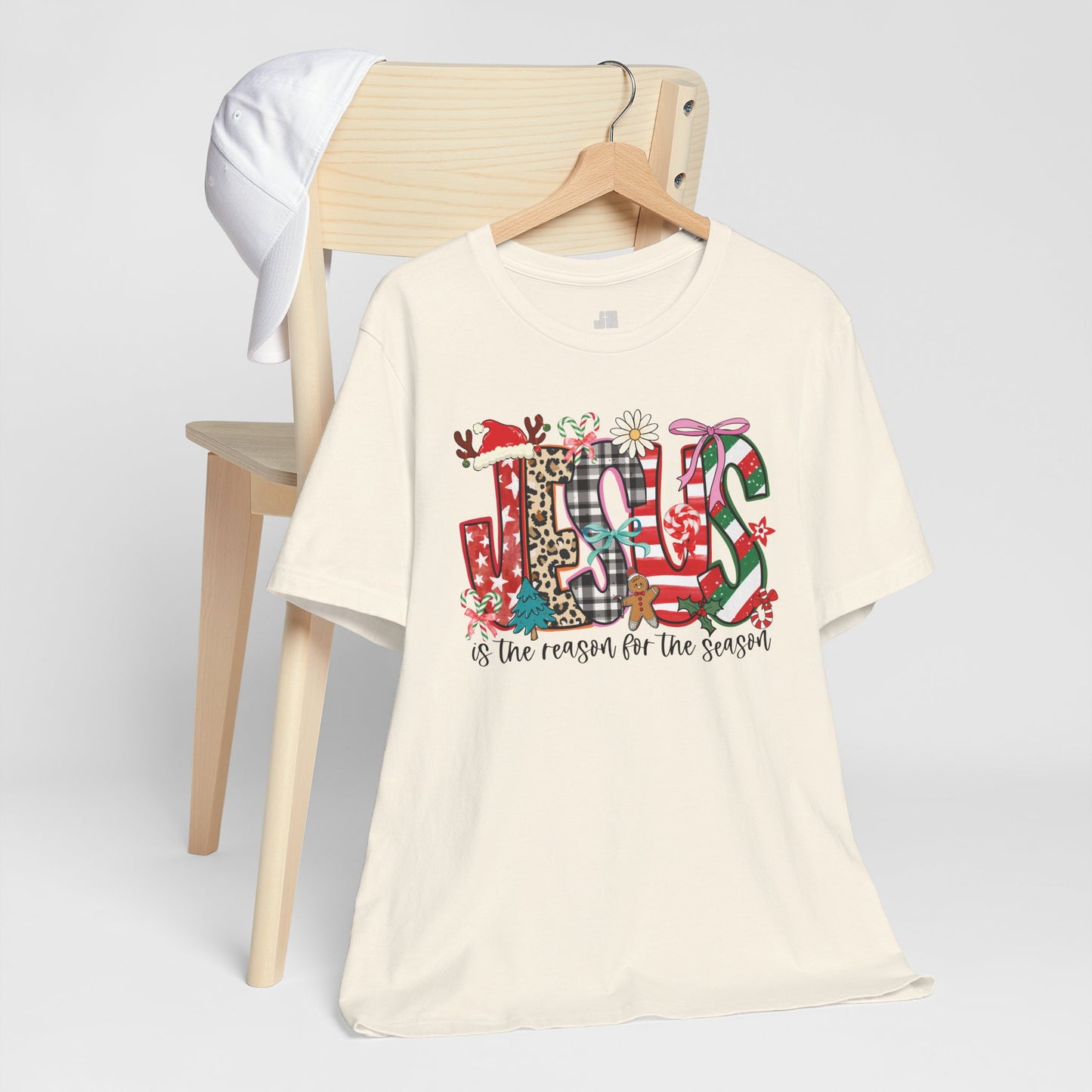 Jesus Is The Reason For The Season Soft Cotton Tee - Christian Christmas Shirt
