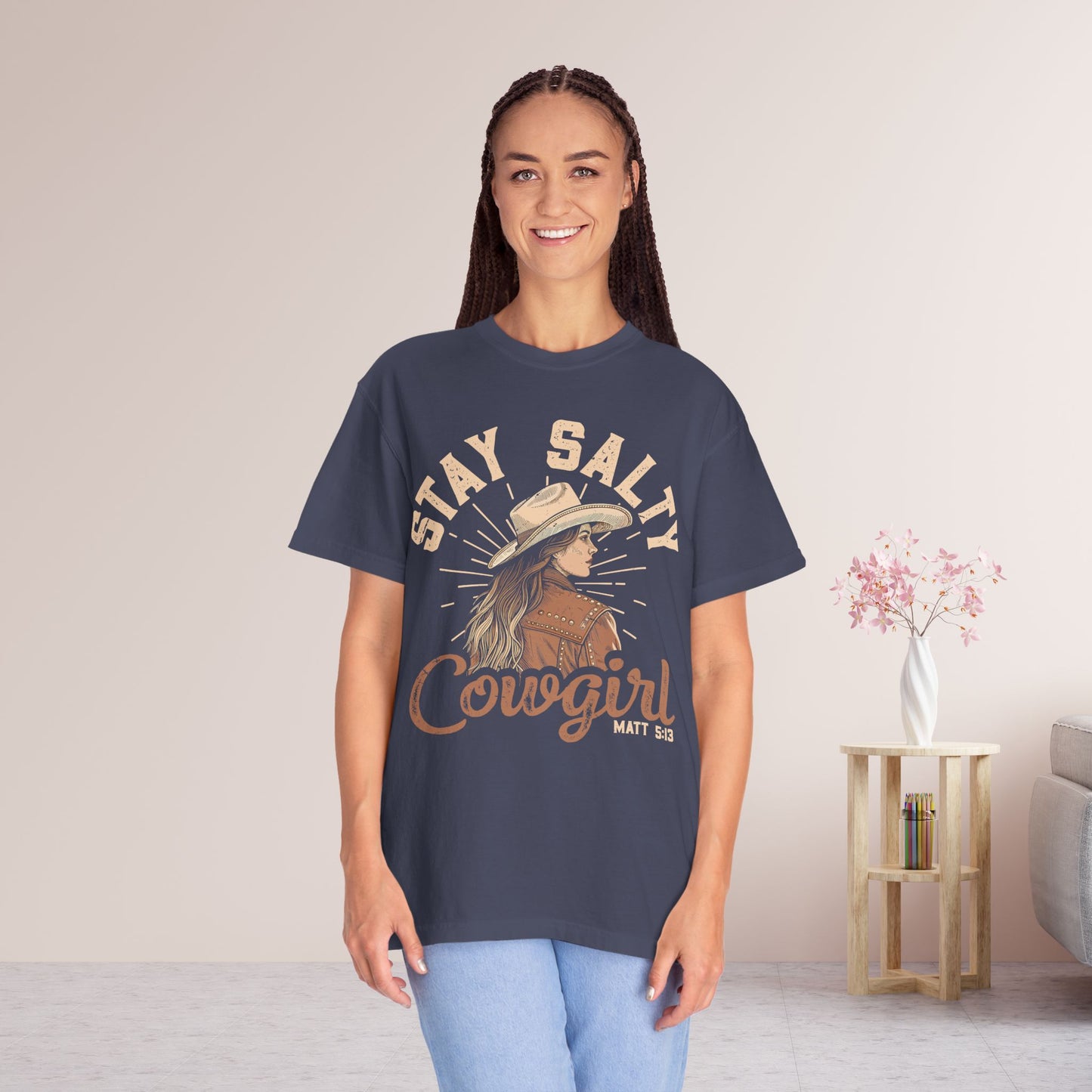 Stay Salty Cowgirl Comfort Colors Shirt