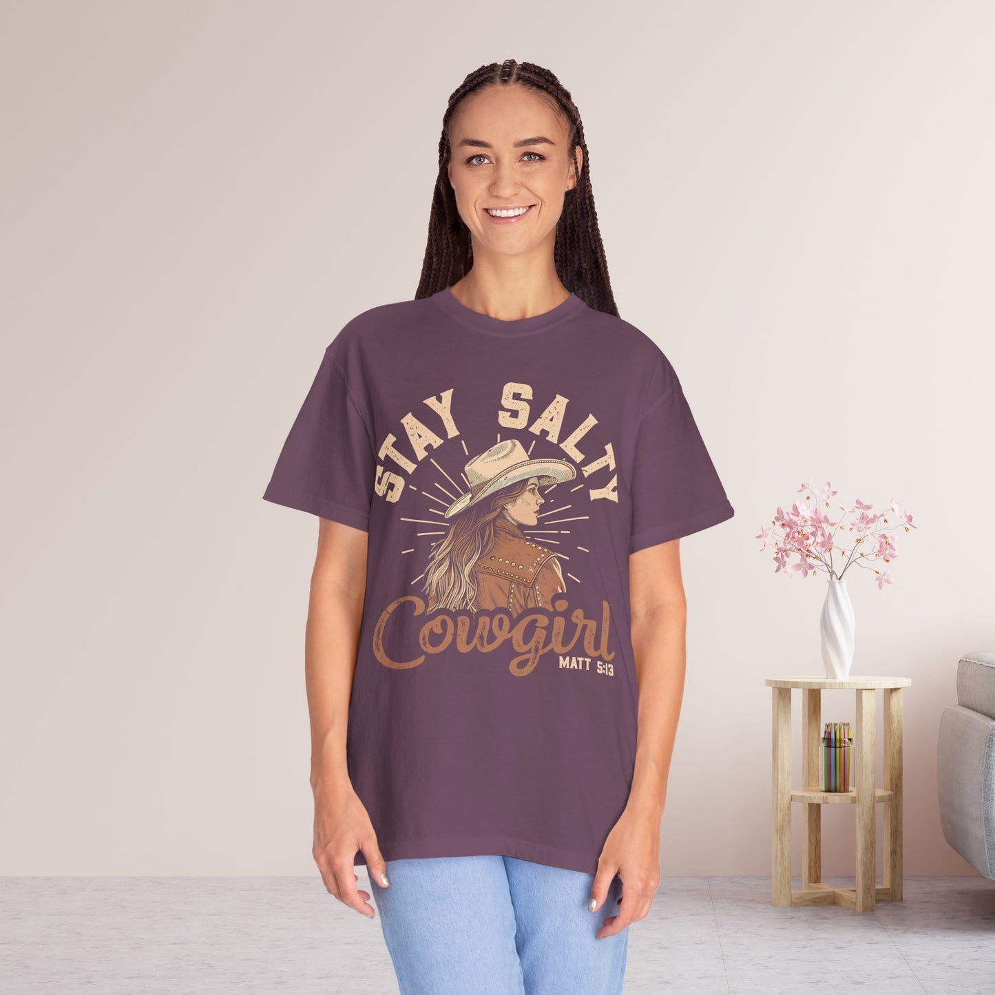 Stay Salty Cowgirl Comfort Colors Shirt