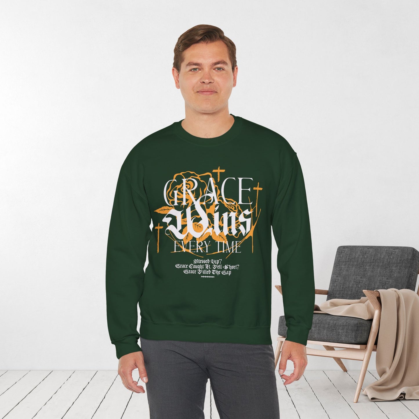 Grace Wins Every Time Sweatshirt