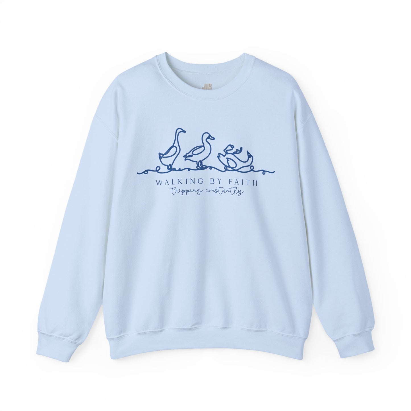 Walking By Faith Tripping Constantly Sweatshirt