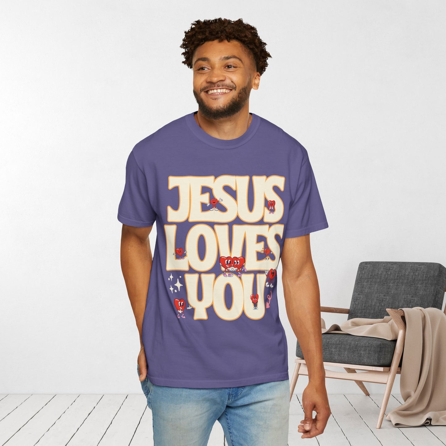 Jesus Loves You Comfort Colors Shirt